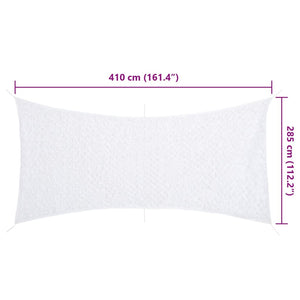 Weißes Tarnnetz 410x285 cm mit Tasche