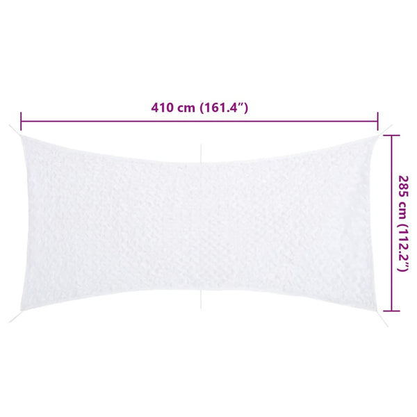Weißes Tarnnetz 410x285 cm mit Tasche