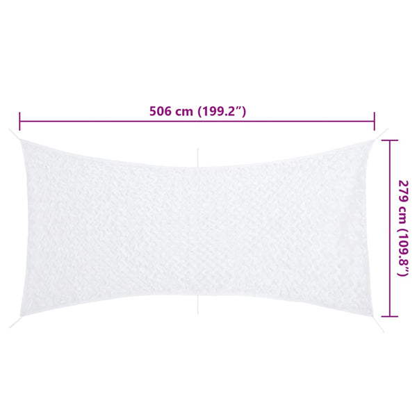 Weißes Tarnnetz 506x279 cm mit Tasche