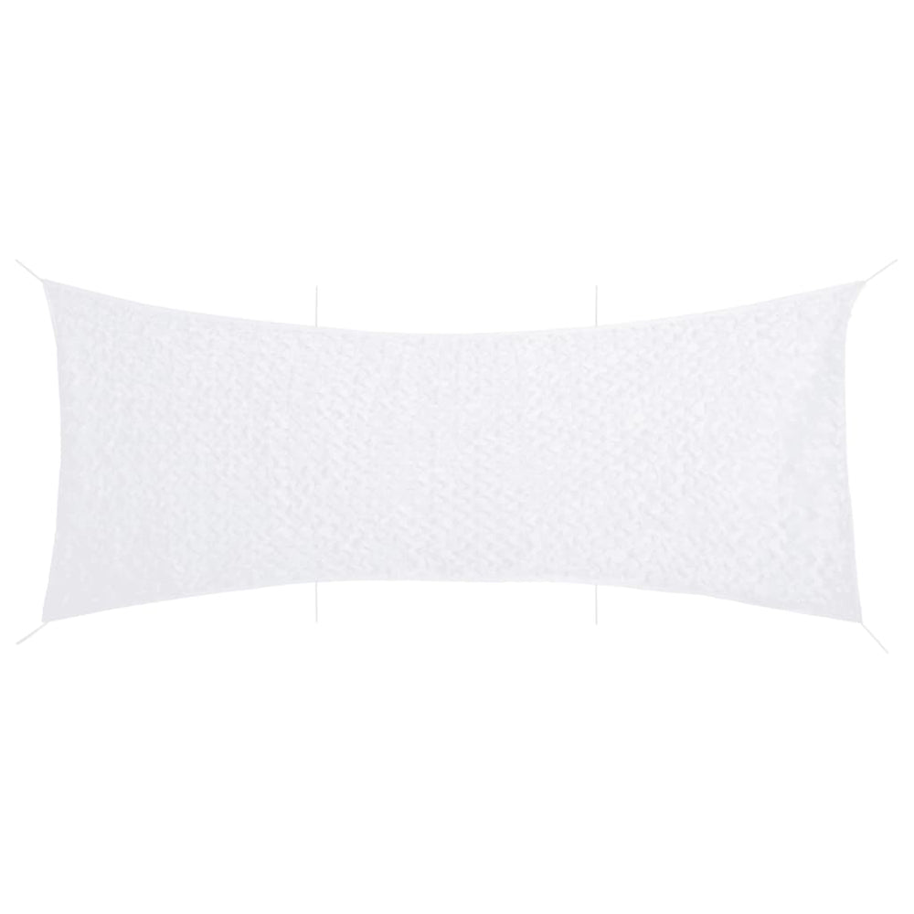 Weißes Tarnnetz 627x290 cm mit Tasche