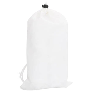 Weißes Tarnnetz 833x297 cm mit Tasche