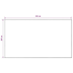 Weißes Tarnnetz 833x297 cm mit Tasche