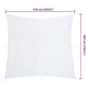 Weißes Tarnnetz 416x402 cm mit Tasche