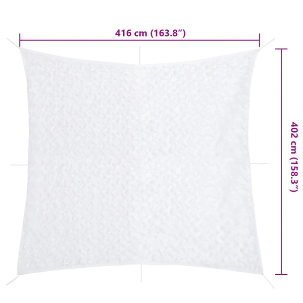 Weißes Tarnnetz 416x402 cm mit Tasche