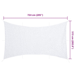 Weißes Tarnnetz 724x515 cm mit Tasche