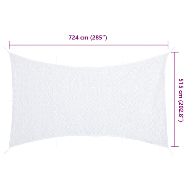 Weißes Tarnnetz 724x515 cm mit Tasche
