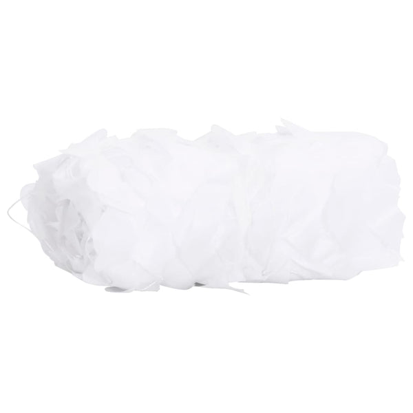 Weißes Tarnnetz 614x581 cm mit Tasche