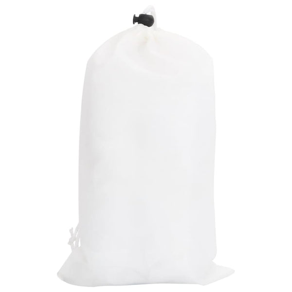 Weißes Tarnnetz 614x581 cm mit Tasche