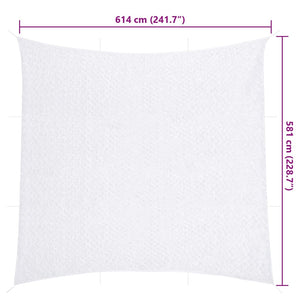 Weißes Tarnnetz 614x581 cm mit Tasche