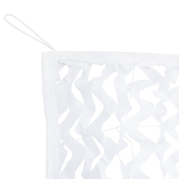 Weißes Tarnnetz 729x602 cm mit Tasche