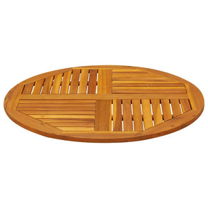 Akazienholz Tischplatte Ø90cm
