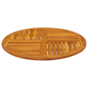 Akazienholz Tischplatte Ø90cm