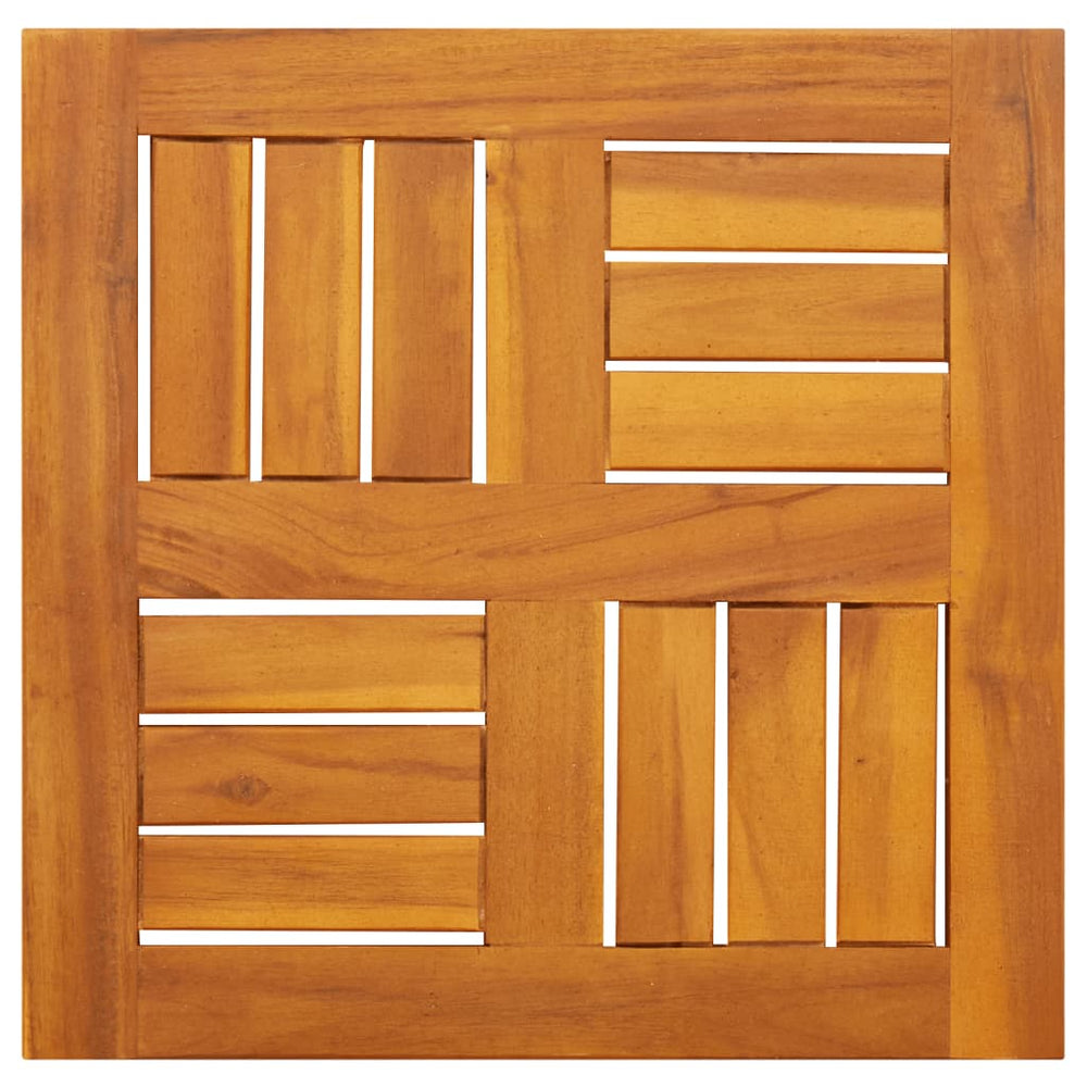 Akazie Tischplatte 40x40 cm