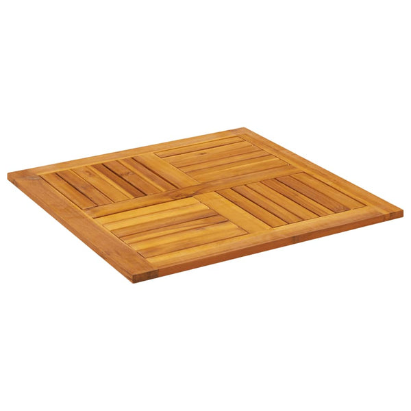 Akazie Tischplatte 70x70 cm Massivholz