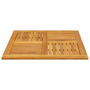 Quadratische Tischplatte Akazie 90x90 cm