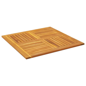 Quadratische Tischplatte Akazie 90x90 cm