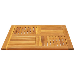 Quadratische Tischplatte Akazie 90x90 cm