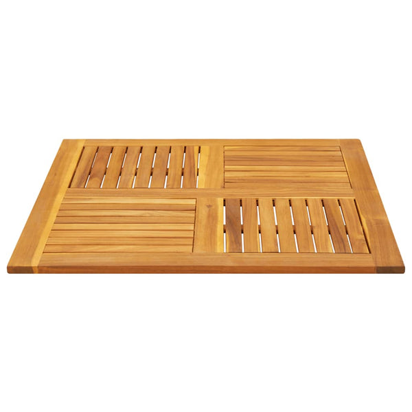 Quadratische Tischplatte Akazie 90x90 cm