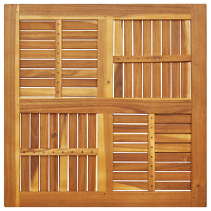 Quadratische Tischplatte Akazie 90x90 cm