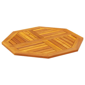 vidaXL Plateau de table 70x70x2 cm Octogonal Bois d'acacia massif