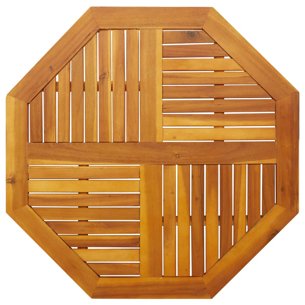 Massivholz Akazie Tischplatte Achteckig 90x90 cm