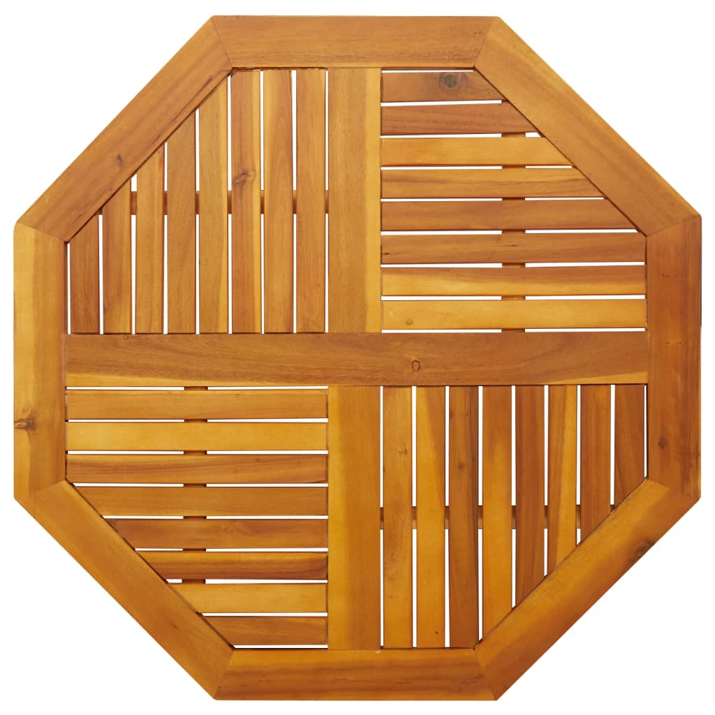 Massivholz Akazie Tischplatte Achteckig 90x90 cm