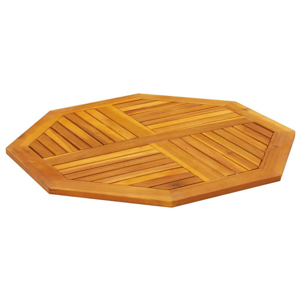 Massivholz Akazie Tischplatte Achteckig 90x90 cm