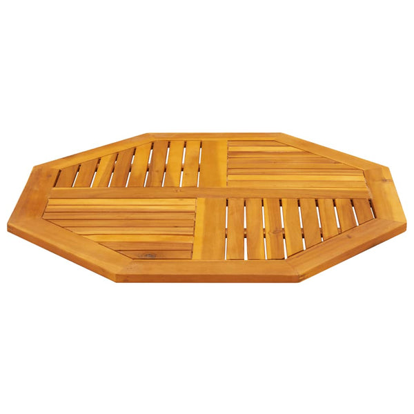 Massivholz Akazie Tischplatte Achteckig 90x90 cm