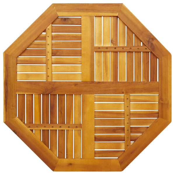 Massivholz Akazie Tischplatte Achteckig 90x90 cm