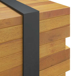 Massivholz Couchtisch Teak 110 cm