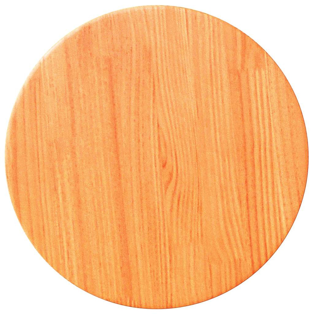 vidaXL Plateau de table rond ciré marron Ø30x2,5 cm en pin massif