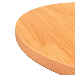 vidaXL Plateau de table rond ciré marron Ø50x2,5 cm Bois de pin massif