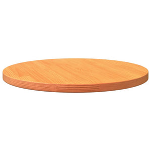Runde Tischplatte Kiefer, Wachsbraun Ø60cm