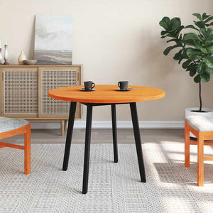 Runde Tischplatte Massivholz Ø90cm