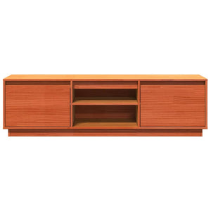TV-Schrank Wachsbraun Kiefer Massivholz 140 cm