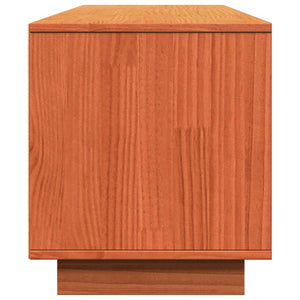 TV-Schrank Wachsbraun Kiefer Massivholz 140 cm