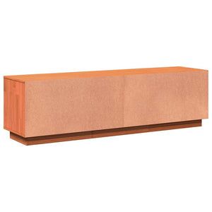 TV-Schrank Wachsbraun Kiefer Massivholz 140 cm