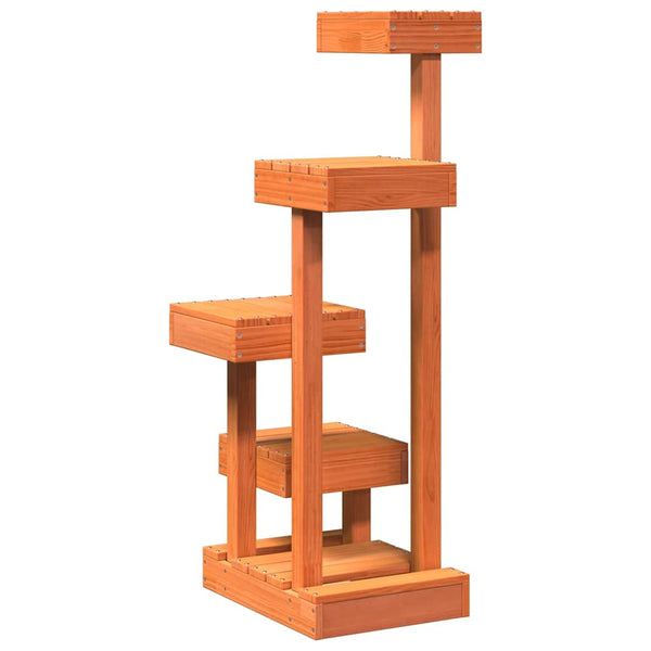 Kratzbaum Kiefer Massivholz Wachsbraun