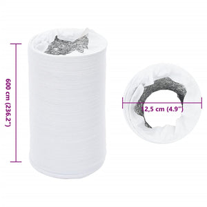 Aluminium Lüftungsschlauch 12,5 cm, 6 m