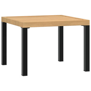 Quadratischer Garten-Couchtisch Stahl 55x55 cm