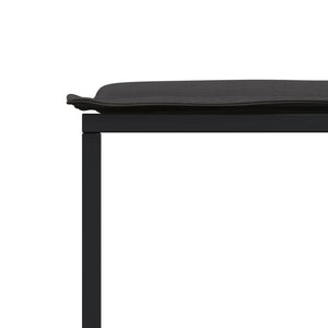 Gartenhocker mit Kissen, 4er Set