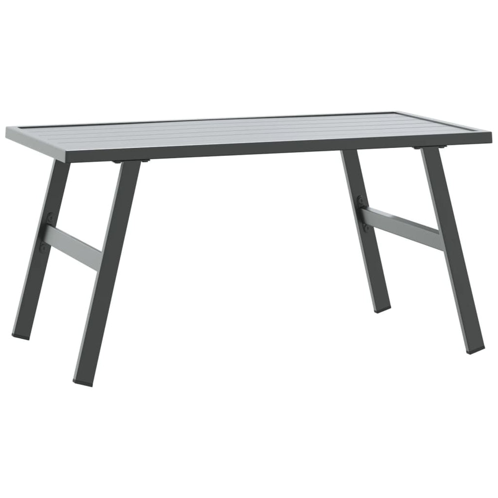 Schwarzer Garten Couchtisch 90x45 cm