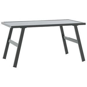 Schwarzer Garten Couchtisch 90x45 cm