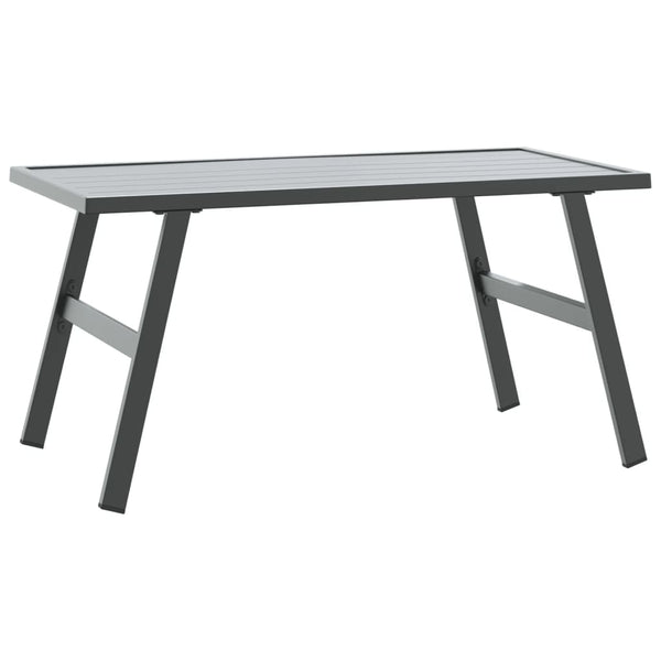Schwarzer Garten Couchtisch 90x45 cm