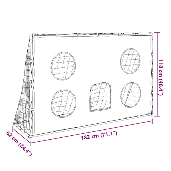 Fußballtor Kinder mit Zielmatte & Ball