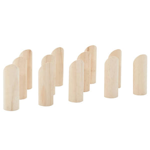 Kubb-Spielset 13-teilig mit Tragetasche