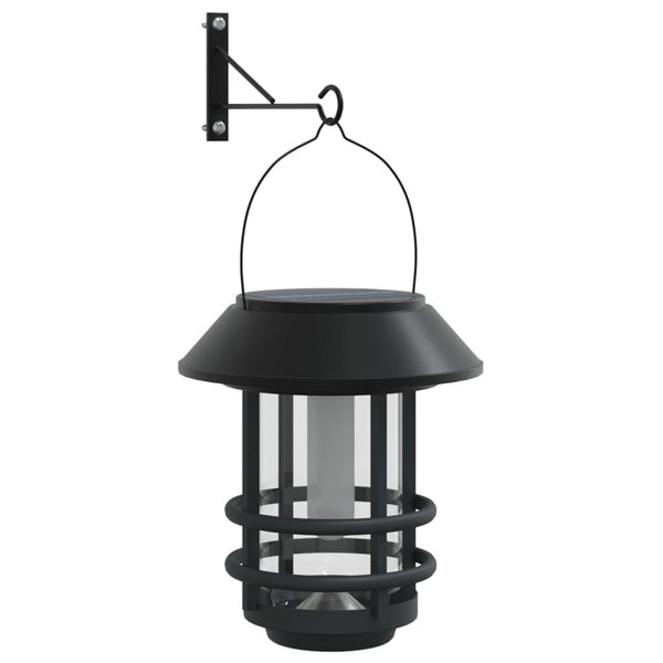 Solar Wandleuchten Außen Warmweiß Flackernd