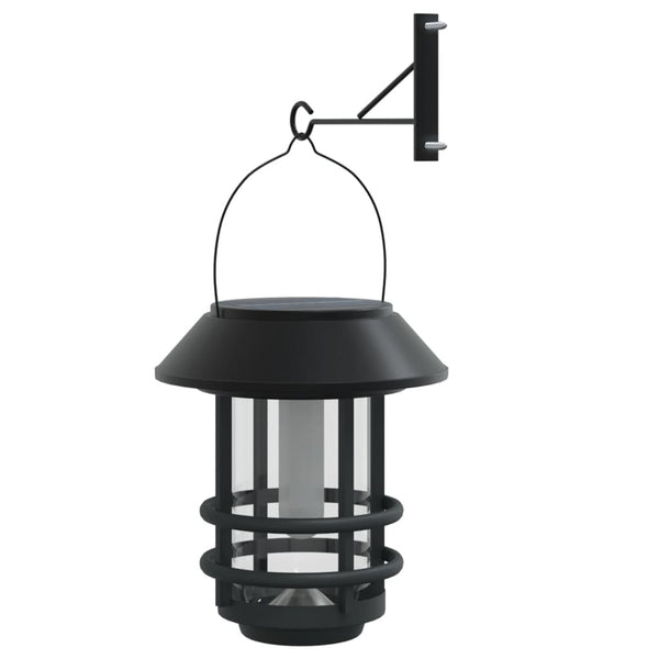 Solar Wandleuchten Außen Warmweiß Flackernd