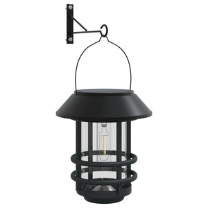 Solar Außenwandleuchten 4er Set, Weiß