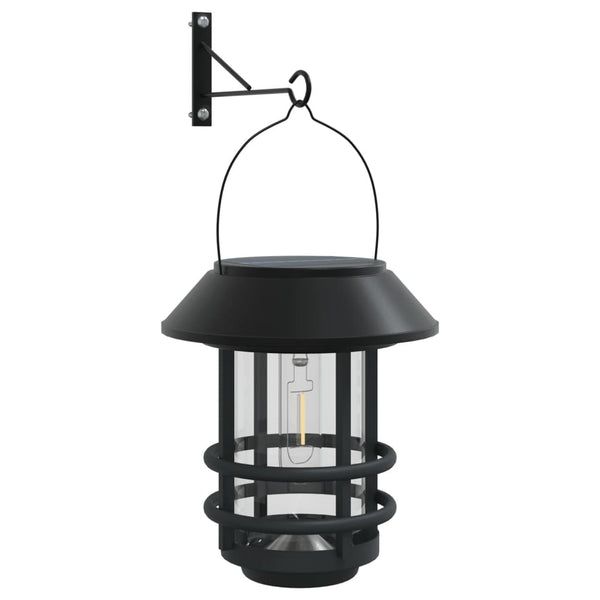 Solar Außenwandleuchten 4er Set, Weiß